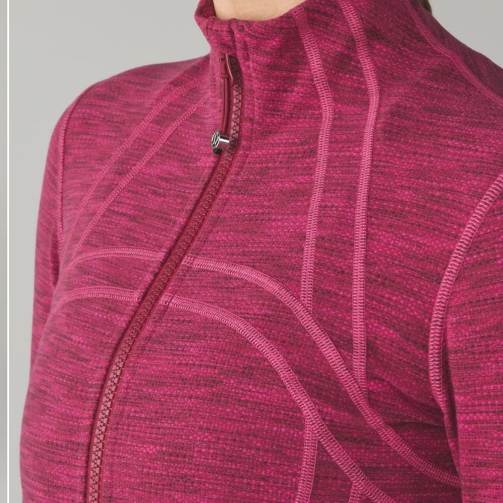 🌺Lululemon Define Jacket-Jacquard Berry Rumble🌺 - Picture 9 of 16
